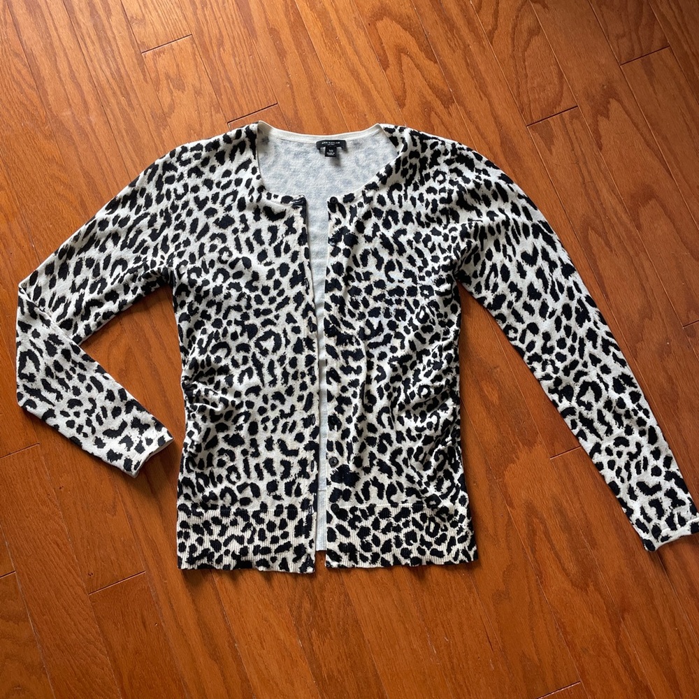 Ann Taylor Cheetah print Cardigan